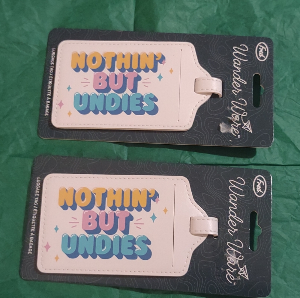 Set of 3 Wander Luggage Tag - White